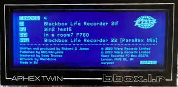 LP Aphex Twin: Blackbox Life Recorder 21f / In A Room7 F760