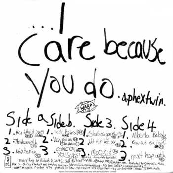 2LP Aphex Twin: ...I Care Because You Do