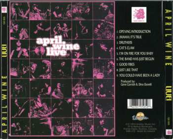 CD April Wine: April Wine Live