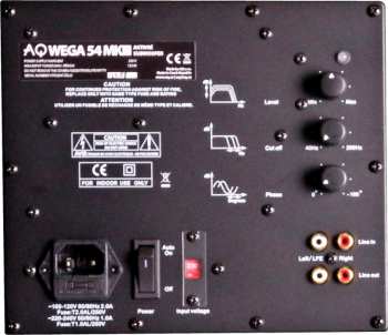 Audiotechnica AQ Wega 54 MKIII subwoofer Černý jasan