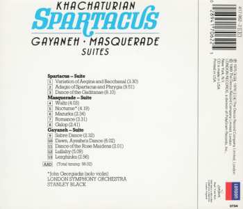 CD The London Symphony Orchestra: Spartacus, Gayaneh, Masquerade Suites
