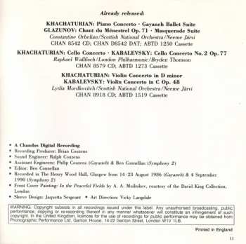 CD Aram Khatchaturian: Symphony No. 2 / Gayaneh Suite