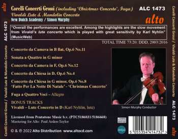 CD Arcangelo Corelli: Concerti Grossi & Lute & Mandolin Concerto