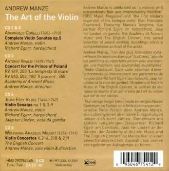 5CD/Set di cofanetti Wolfgang Amadeus Mozart: The Art Of The Violin