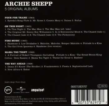 5CD/Set di cofanetti Archie Shepp: 5 Original Albums