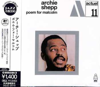 CD Archie Shepp: Poem For Malcom