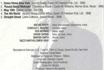 4CD/Set di cofanetti Archie Shepp: The Complete Remastered Recordings On Black Saint & Soul Note