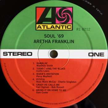 6LP/Set di cofanetti Aretha Franklin: Atlantic Records 1960s Collection