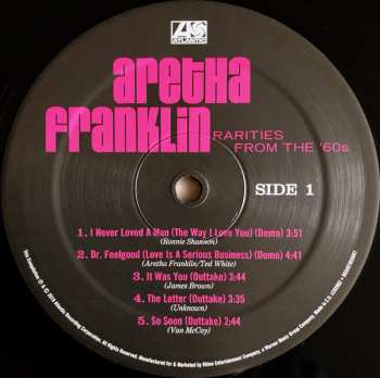 6LP/Set di cofanetti Aretha Franklin: Atlantic Records 1960s Collection