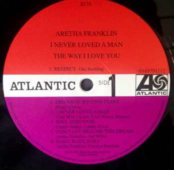 LP Aretha Franklin: I Never Loved A Man The Way I Love You