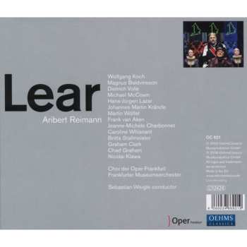 2CD/Set di cofanetti Aribert Reimann: Lear