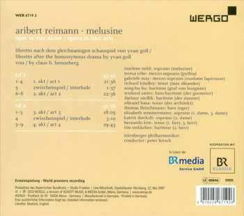 2CD/Set di cofanetti Aribert Reimann: Melusine