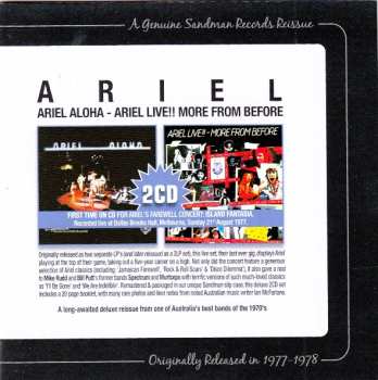 CD Ariel: Ariel Aloha - Ariel Live!! More From Before
