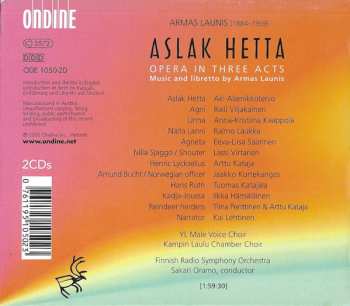 2CD/Set di cofanetti Sakari Oramo: Aslak Hetta, Opera In Three Acts