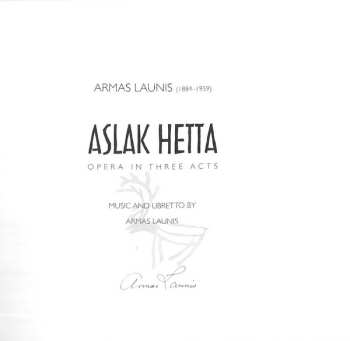 2CD/Set di cofanetti Sakari Oramo: Aslak Hetta, Opera In Three Acts