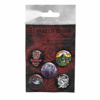 Merch Armored Saint: Set Spillette Armored Saint Button Badge Set