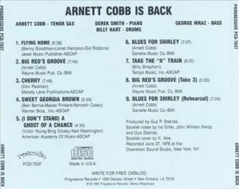 CD Arnett Cobb Quartet: Arnett Cobb Is Back