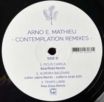 2LP Arno E. Mathieu: Contemplation Remixes