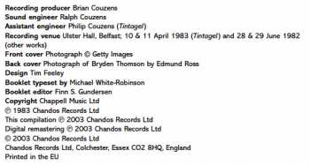 CD Arnold Bax: Orchestral Works Volume 3