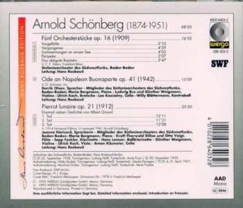 CD Arnold Schoenberg: Fünf Orchesterstücke • Ode • Pierrot Lunaire