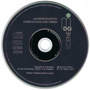 CD Arnold Schoenberg: The Viennese School - Teachers & Followers - Arnold Schönberg Vol. 2: Berlin / Los Angeles Followers