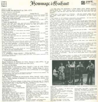 LP Ars Cameralis: Hommage À Machaut