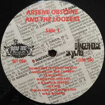 LP Arsene Obscene And The Loozers: Raw Pops