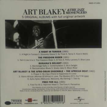 5CD/Set di cofanetti Art Blakey & The Jazz Messengers: 5 Original Albums