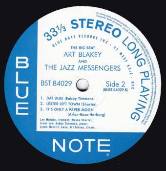 LP Art Blakey & The Jazz Messengers: The Big Beat