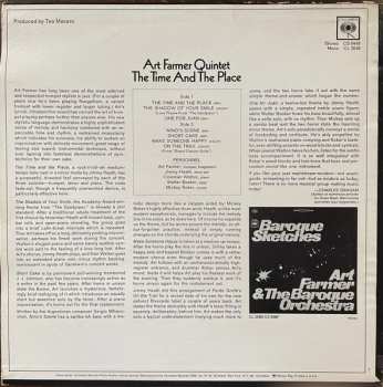 LP Art Farmer Quintet: The Time And The Place - Live Concert Performance