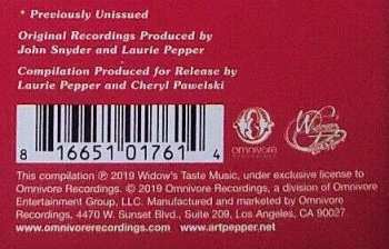 5CD/Set di cofanetti Art Pepper: Promise Kept: The Complete Artists House Recordings