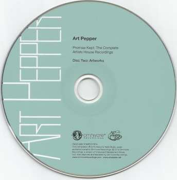 5CD/Set di cofanetti Art Pepper: Promise Kept: The Complete Artists House Recordings