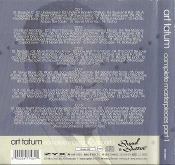 6CD/Set di cofanetti Art Tatum: Complete Masterpieces part 1