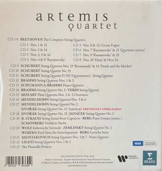 23CD/Set di cofanetti Artemis Quartett: The Complete Recordings 1996-2018