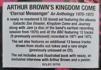 5CD/Set di cofanetti Arthur Brown's Kingdom Come: Eternal Messenger (An Anthology 1970-1973)
