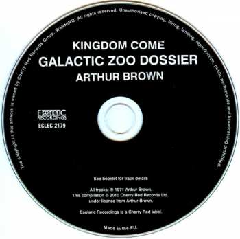 CD Arthur Brown's Kingdom Come: Galactic Zoo Dossier