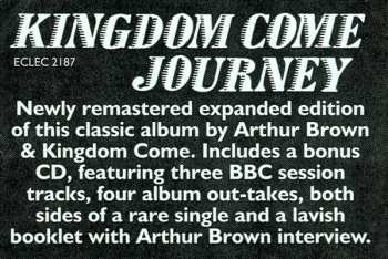 2CD Arthur Brown's Kingdom Come: Journey