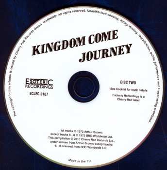 2CD Arthur Brown's Kingdom Come: Journey