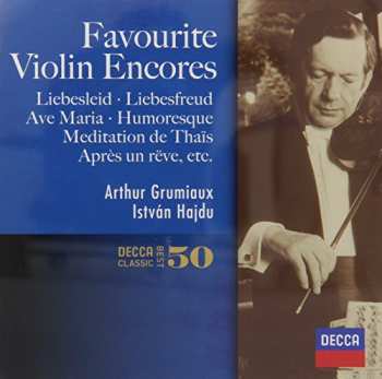 Album Arthur Grumiaux: Favourite Violin Encores