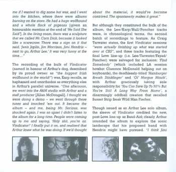 CD Arthur Lee: Vindicator