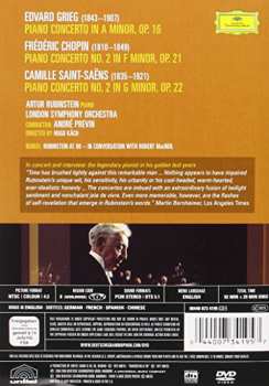 DVD The London Symphony Orchestra: Piano Concertos Grieg Chopin Saint-Saens