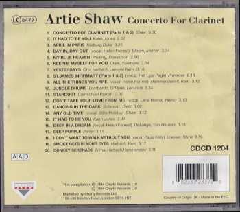 CD Artie Shaw: Concerto for Clarinet