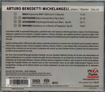 SACD Johann Sebastian Bach: Ciaccona BWV 1004 / Piano Sonata No.3, Op.2 No.3 / Faschingsschwank Aus Wien, Op.26 / Variations On A Theme Of Paganini, Op.35 LTD