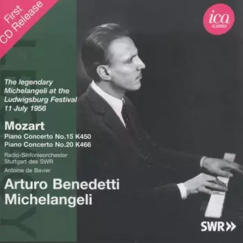 The Legendary Michelangeli At The Ludwigsburg Festival 11 July 1956 • Piano Concerto No. 15 K450 & Piano Concerto No. 20 K466