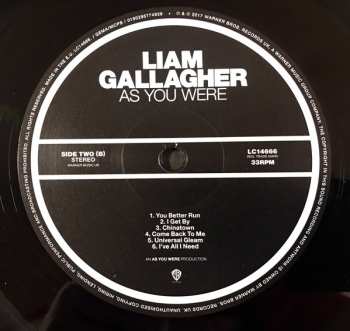LP Liam Gallagher: As You Were