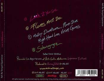 CD Manuel Göttsching: Live In Melbourne