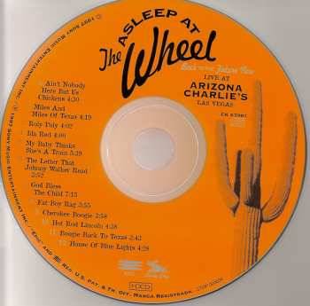 CD Asleep At The Wheel: Back To The Future Now  (Live At Arizona Charlie's Las Vegas)