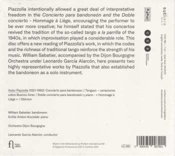 CD Astor Piazzolla: Concertos