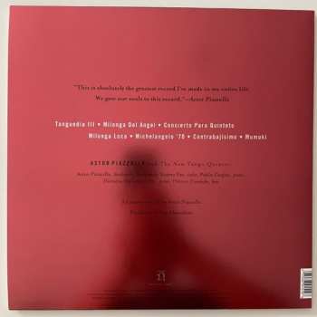 3LP/Set di cofanetti Astor Piazzolla: The American Clavé Recordings