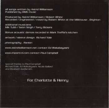 CD Astrid Williamson: Astrid